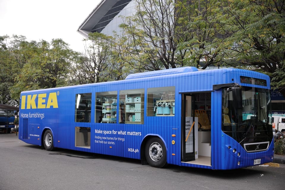 ikea home furnishing bus